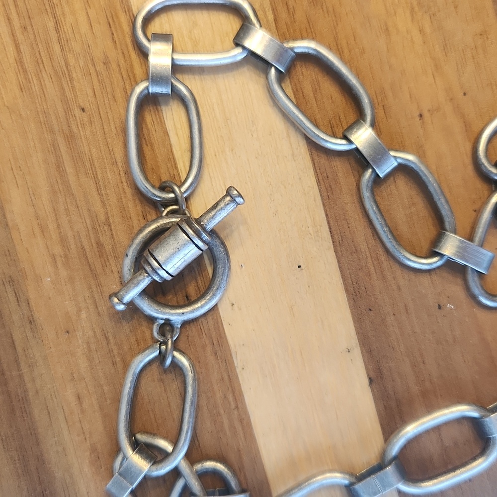 French Kande Elegant Silver Chain Necklace - Picture 5 of 7